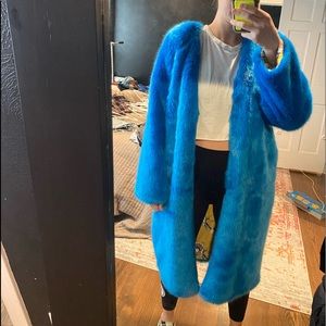 Free People FAUX FUR Magnolia Coat